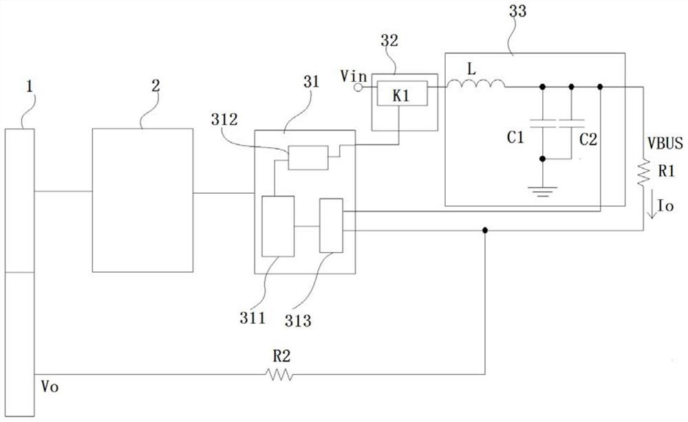 PD charging circuit capable of automatically compensating line loss and charging method