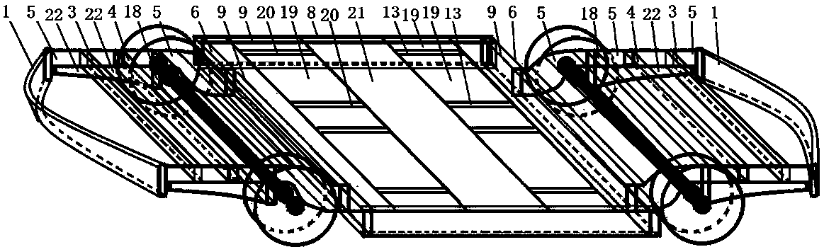 Load-bearing car body and car body covering part for light passenger car