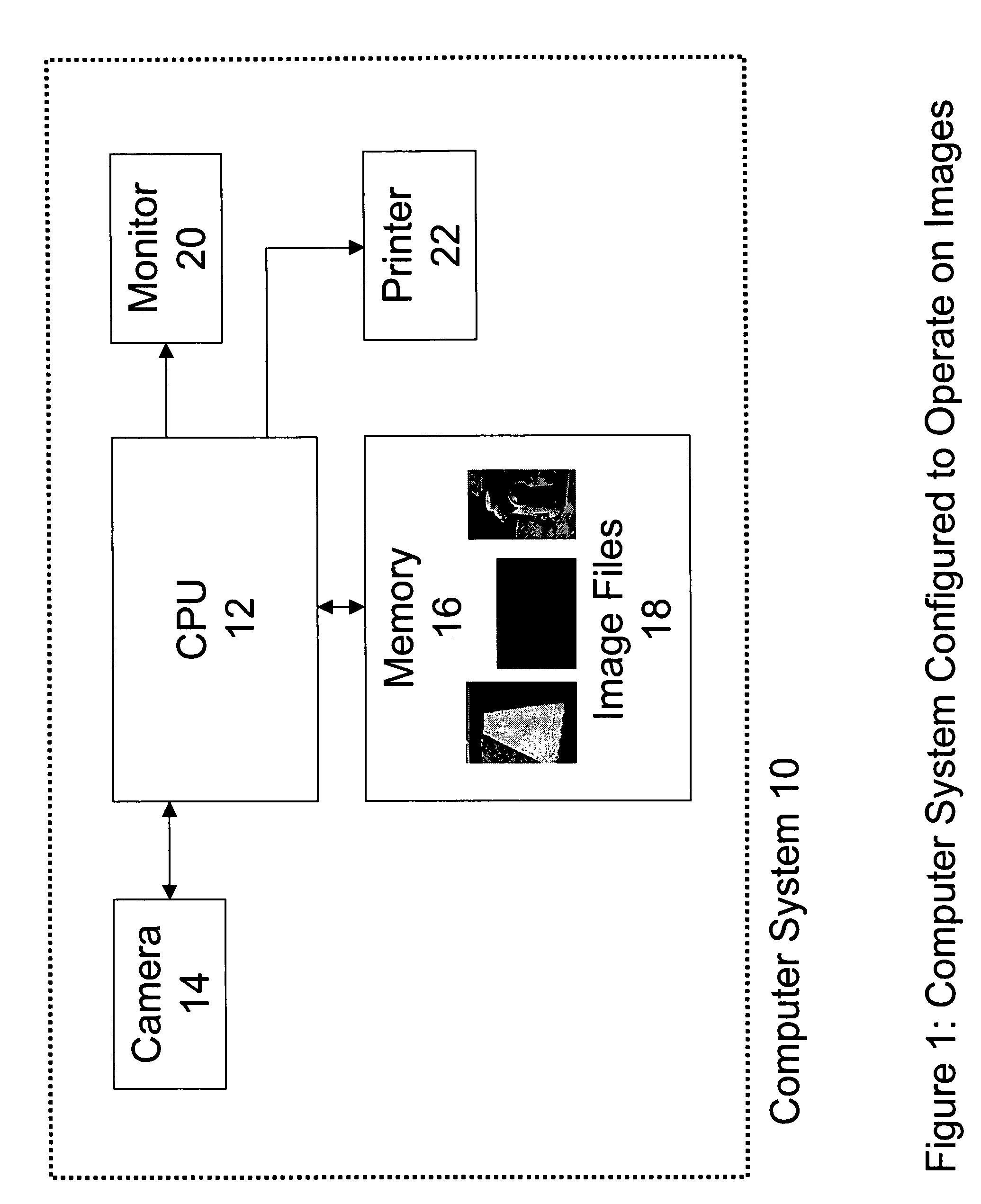 Method and system for identifying illumination flux in an image