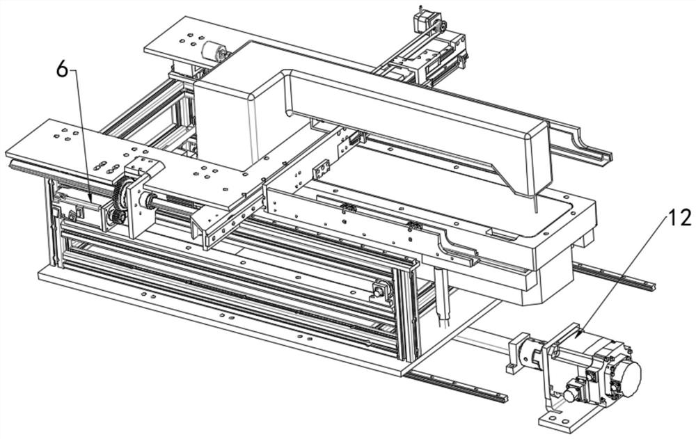 Sewing unit for abdominal pad processing