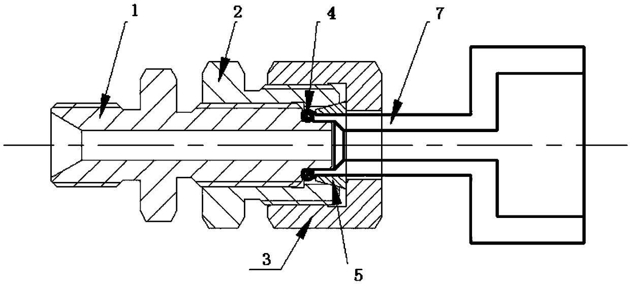 Adapter device for special-shaped connector of special aerospace valve