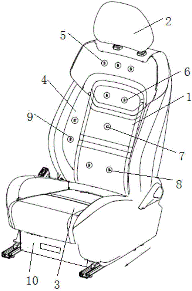 Multifunctional vehicle seat