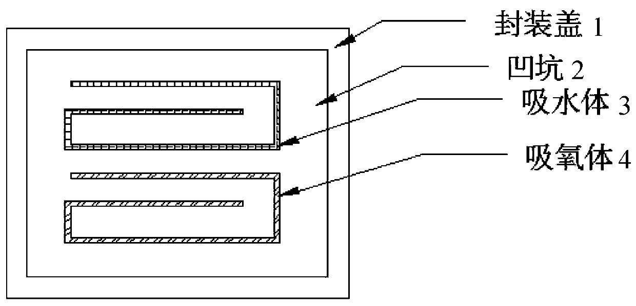 A kind of encapsulation structure and the oled device that adopts this encapsulation structure encapsulation