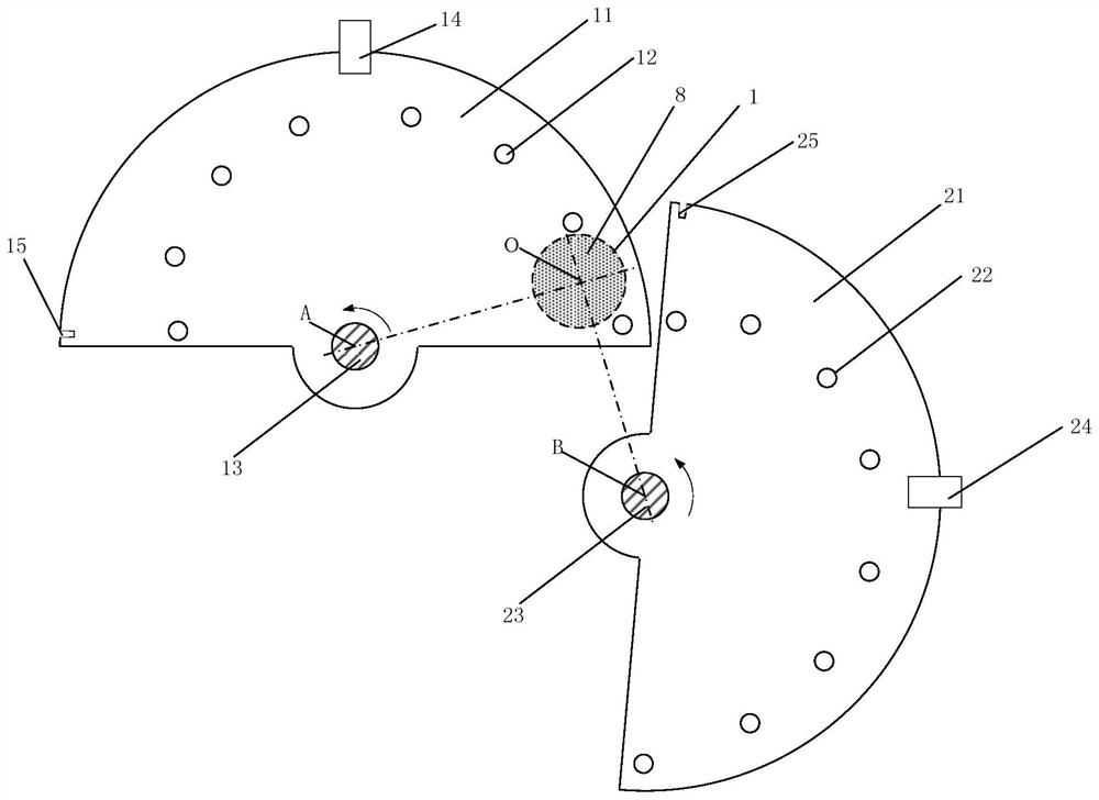 Laser spot distribution and PIB factor measuring device and method based on orthogonal scanning