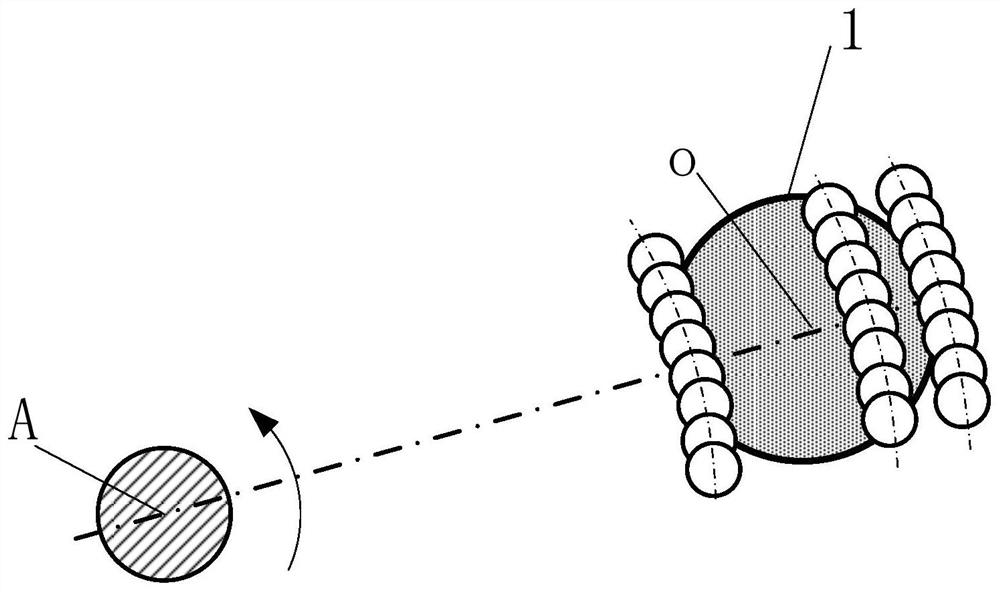 Laser spot distribution and PIB factor measuring device and method based on orthogonal scanning