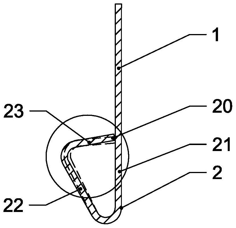 Semi-closed and semi-open stiffening rib and stiffening plate