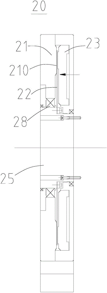Rotating table structure with external braking mechanism