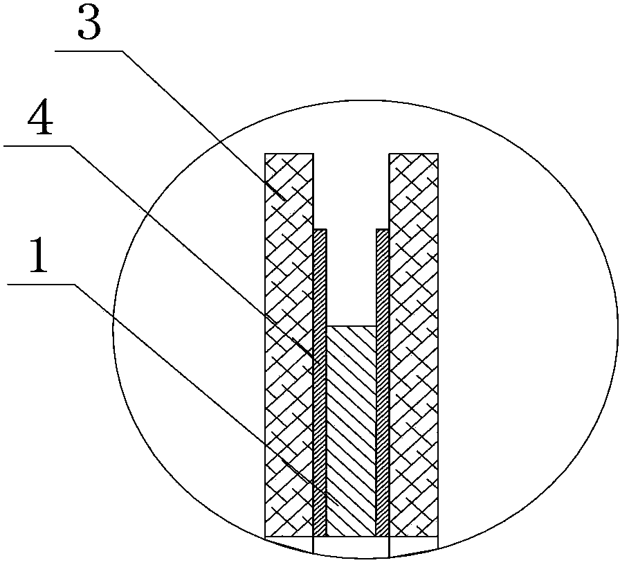 Conductive slip ring capable of preventing friction to generate insulating attachment