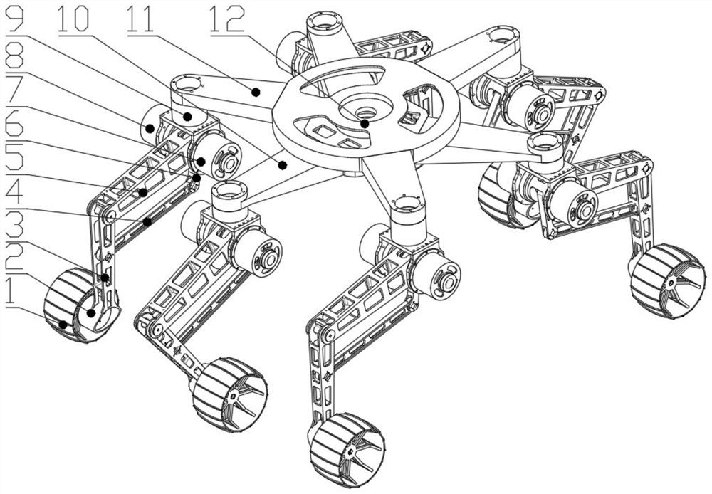 Wheel-leg composite mobile robot