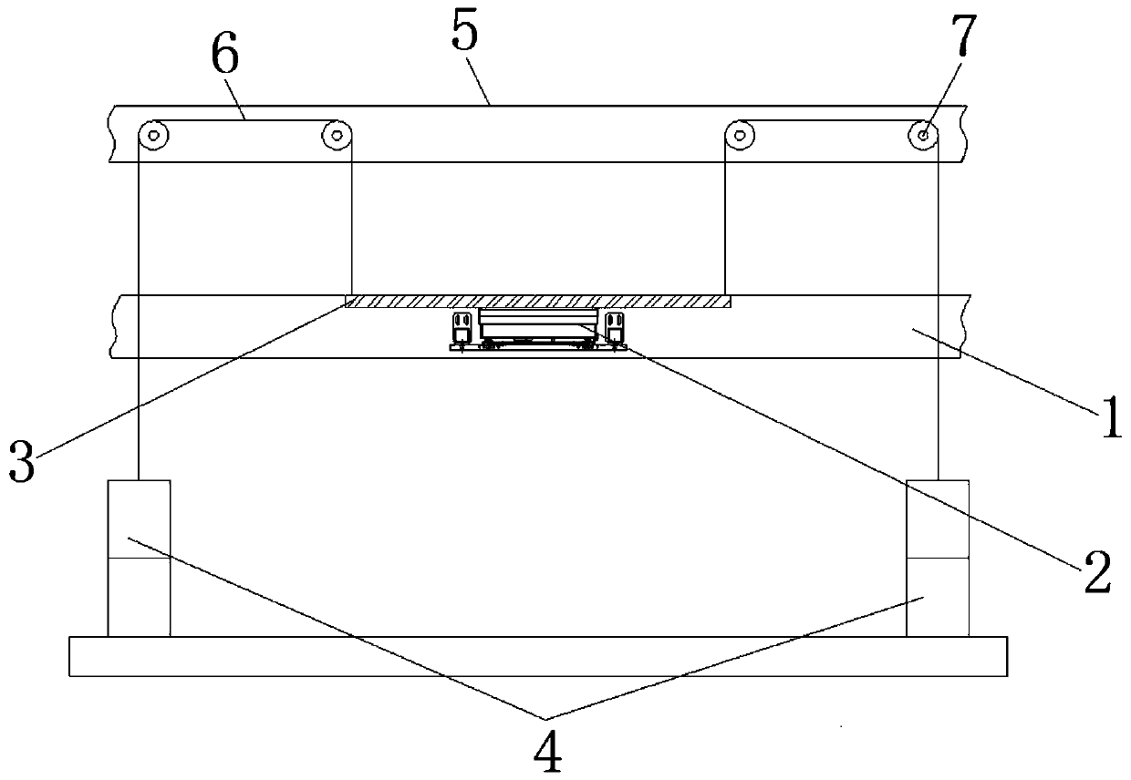 Accurate weighing device for online weighing and sheet selecting