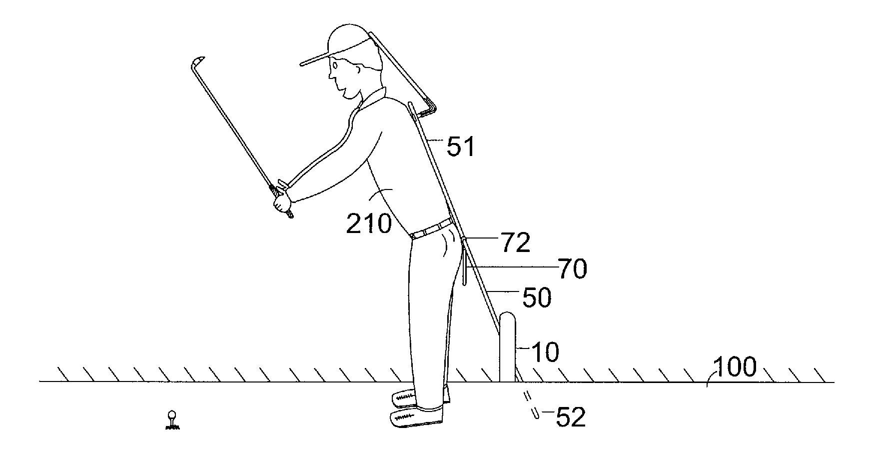 Golf training method and apparatus