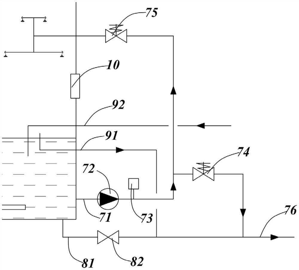 Non-freezing liquid concentration and purification device