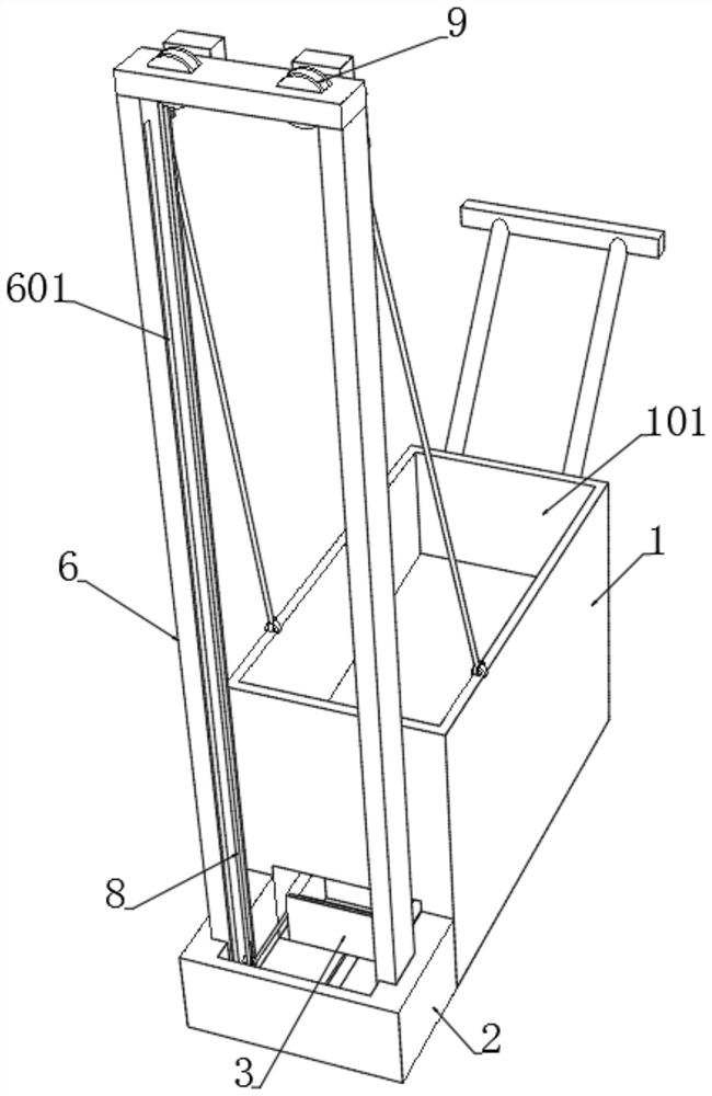 Movable feeding device for water conservancy and hydropower construction