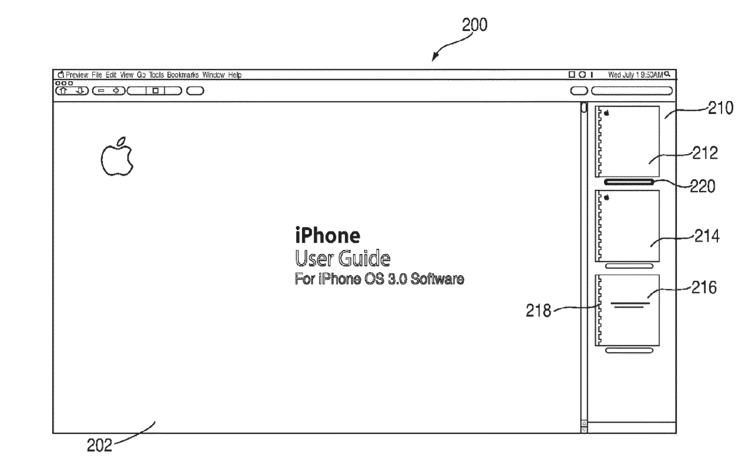 Previewing different types of documents