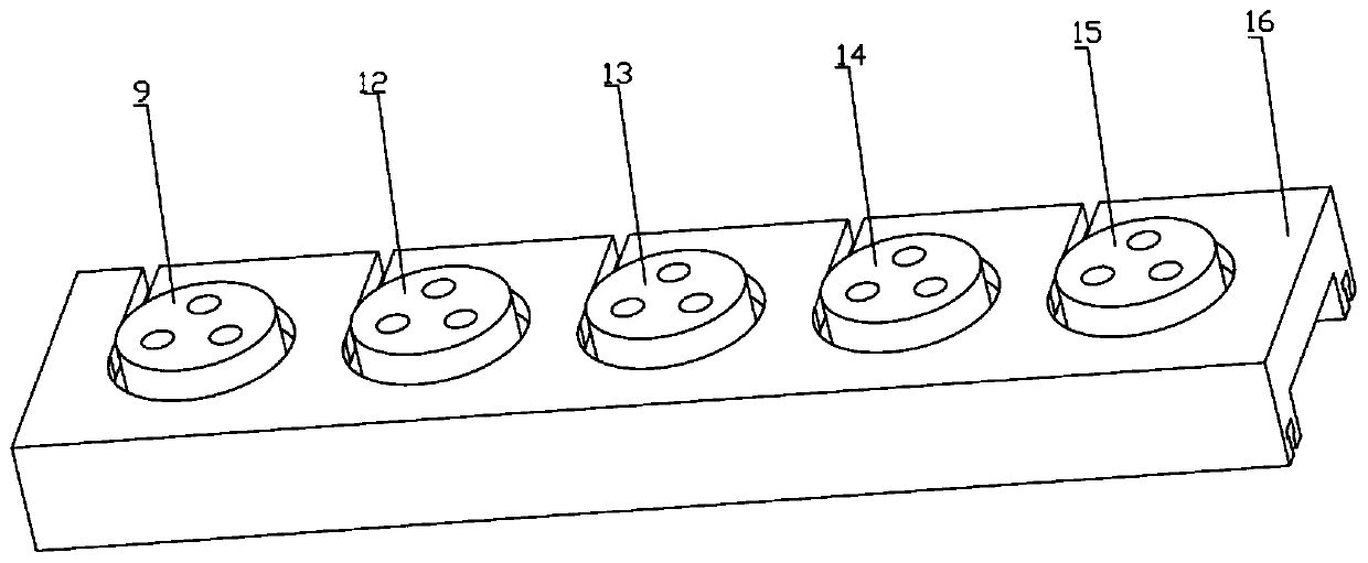 Reliability experiment device suitable for multi-material multi-sample honing machine