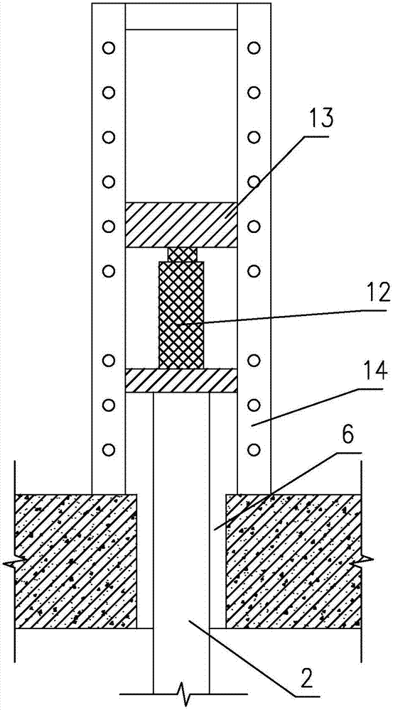 Deviation rectifying and strengthening structure for shallow-foundation building and construction method of deviation rectifying and strengthening structure