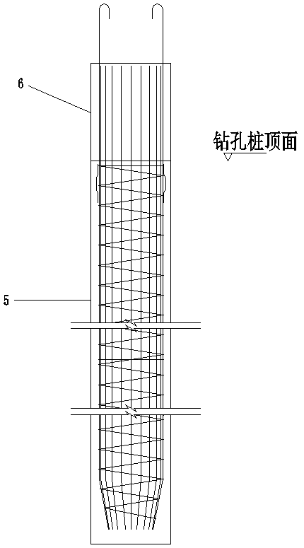 Rapid construction method for U-shaped groove crossing existing culvert