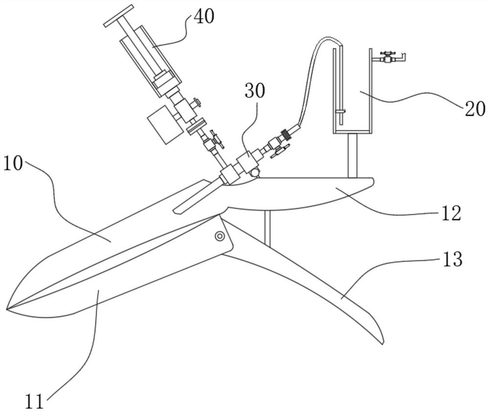 Vaginal speculum with automatic flushing function for gynecological examination and flushing method