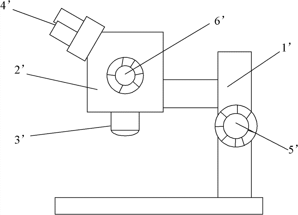 Zoom-stereo microscope detection device and method
