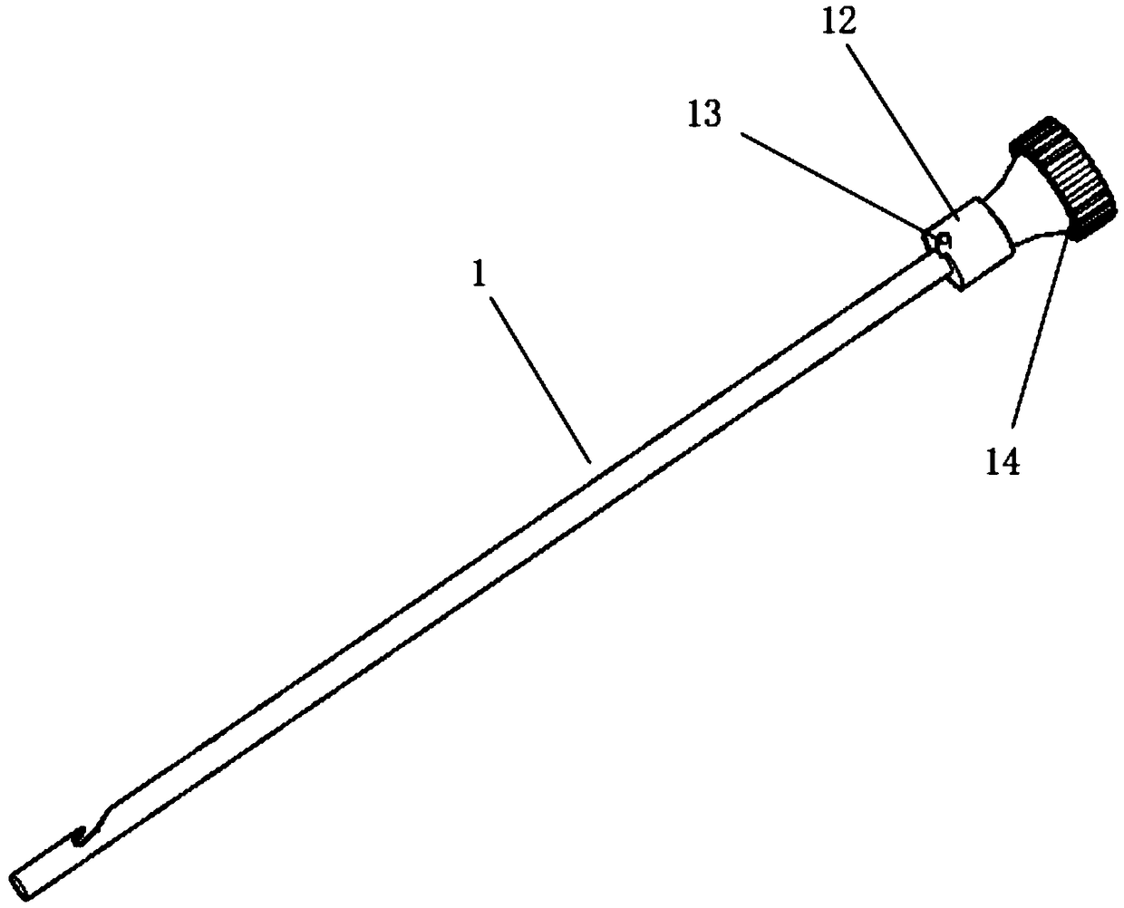 Novel laryngeal cavity puncture and intracavity suture guide