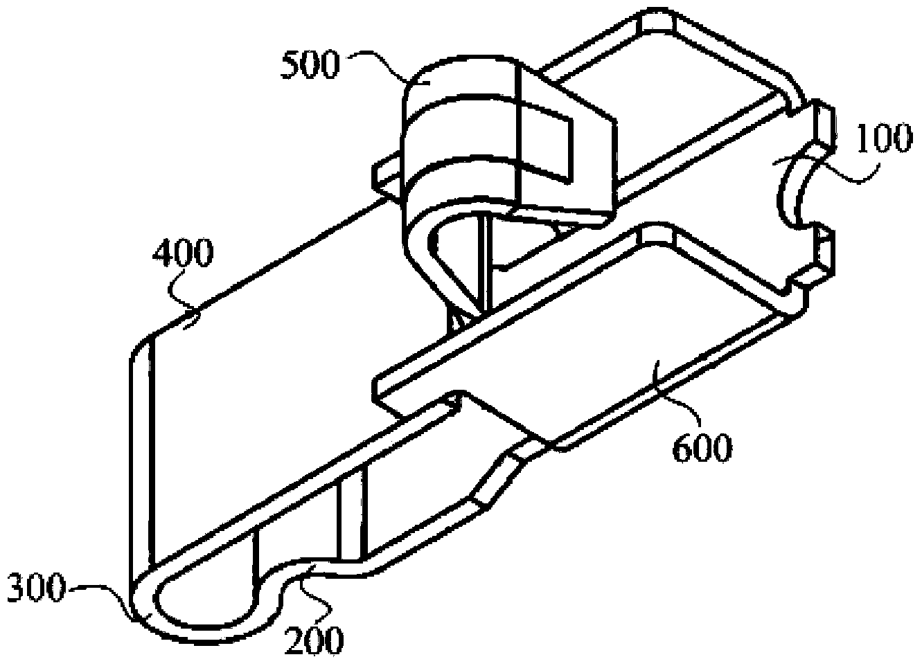 Thin elastic sheet structure component