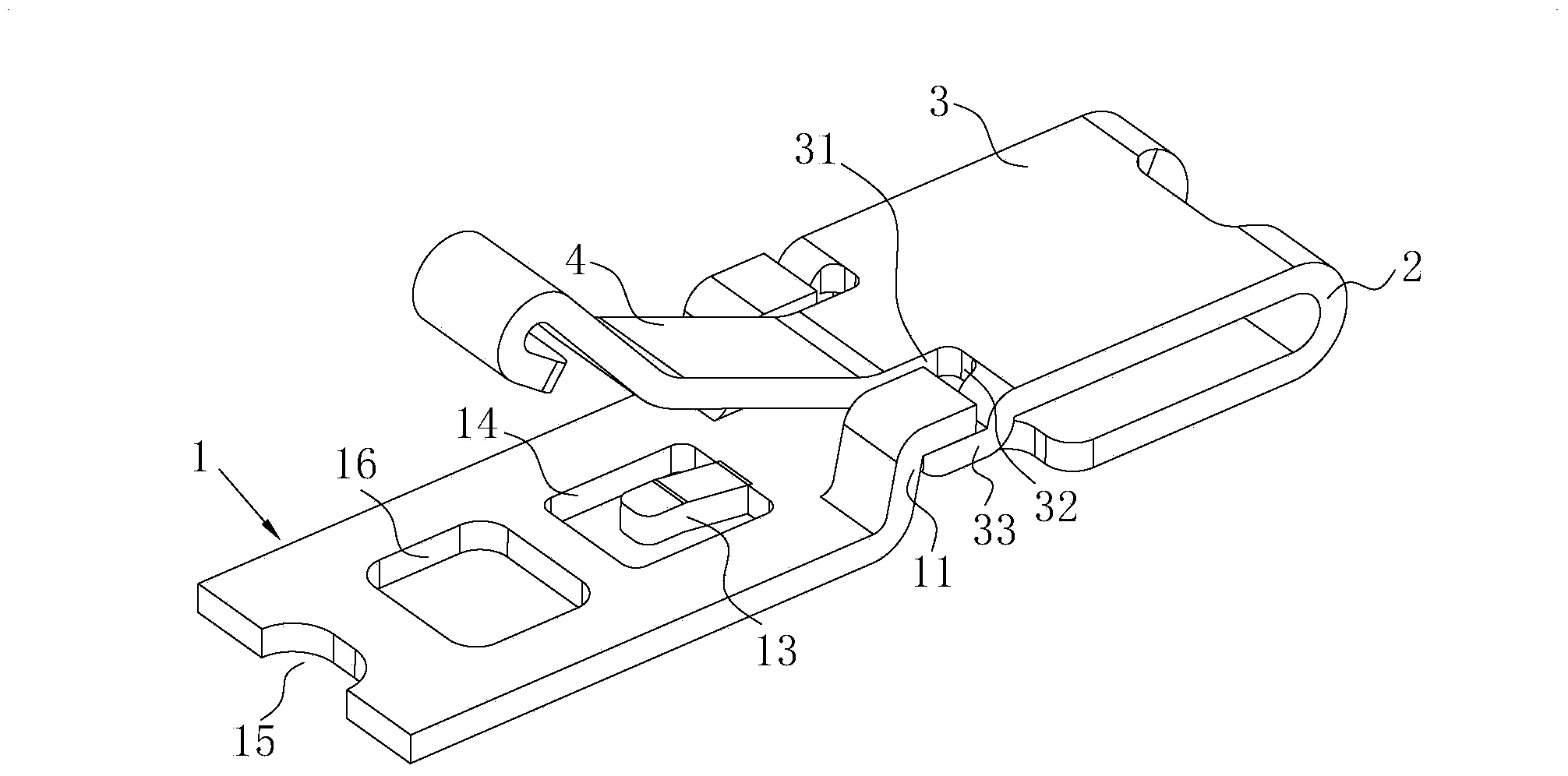 Thin elastic sheet structure component