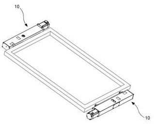 Fixing device for screen outer frame