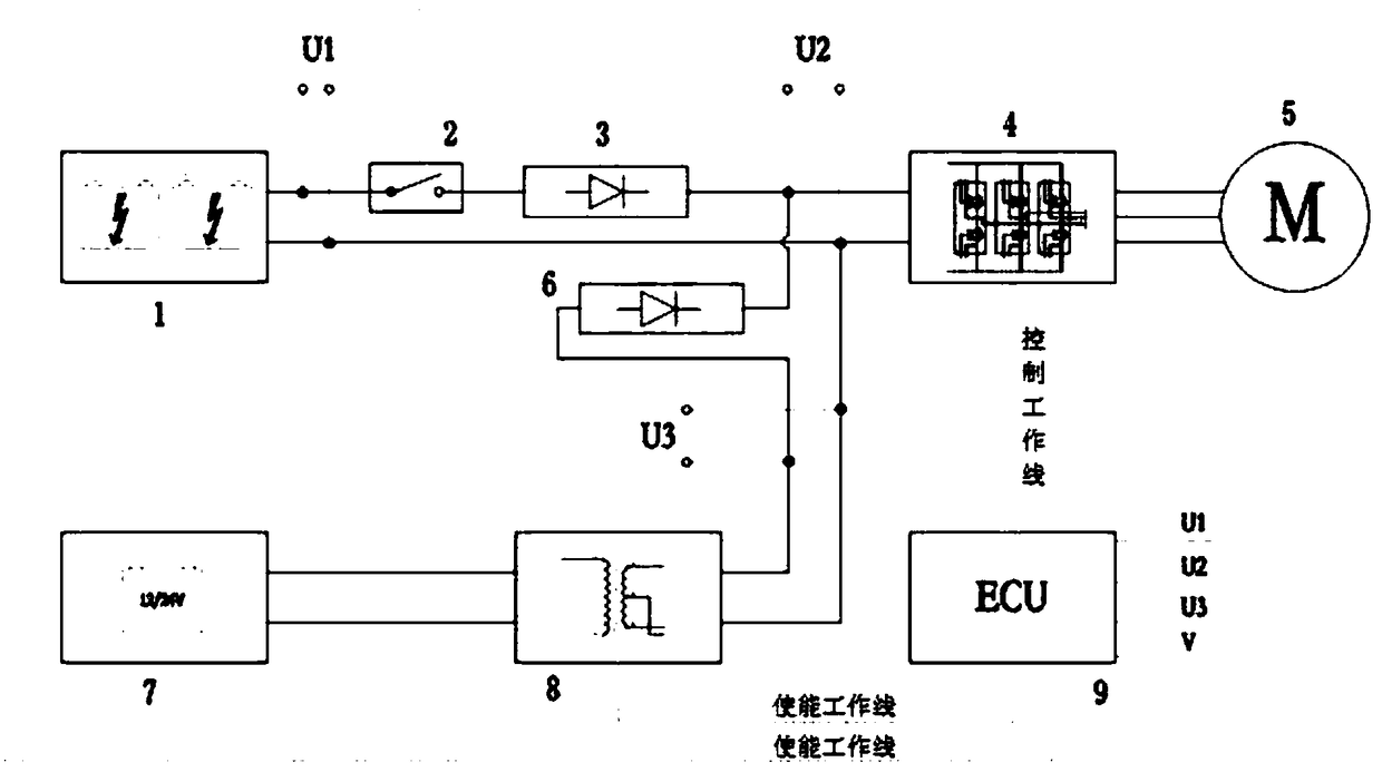 Electric bus double-source power-assisted steering system and control method