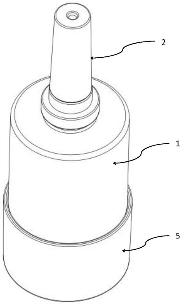 Double-material packaging bottle capable of separately storing fluid materials