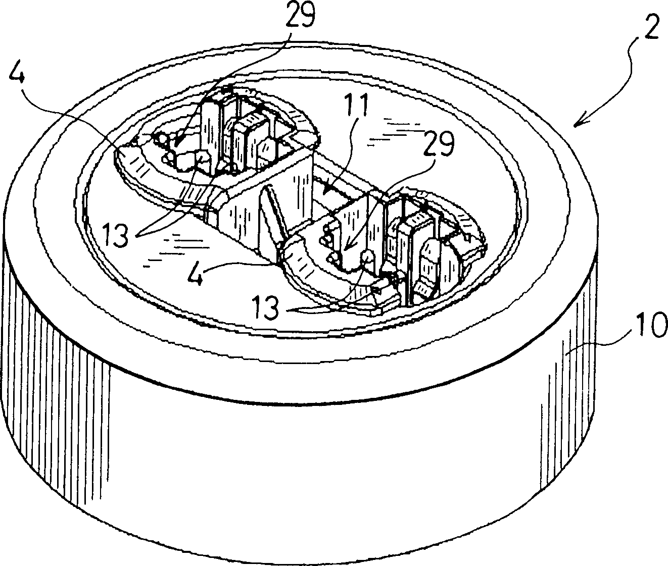 Electric connector assembly containing locking part