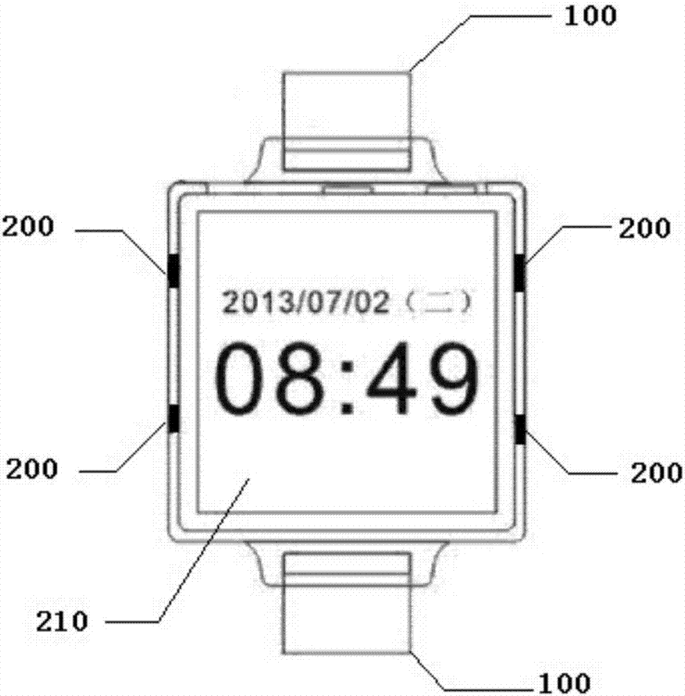 Wrist type intelligent device high in recognition rate