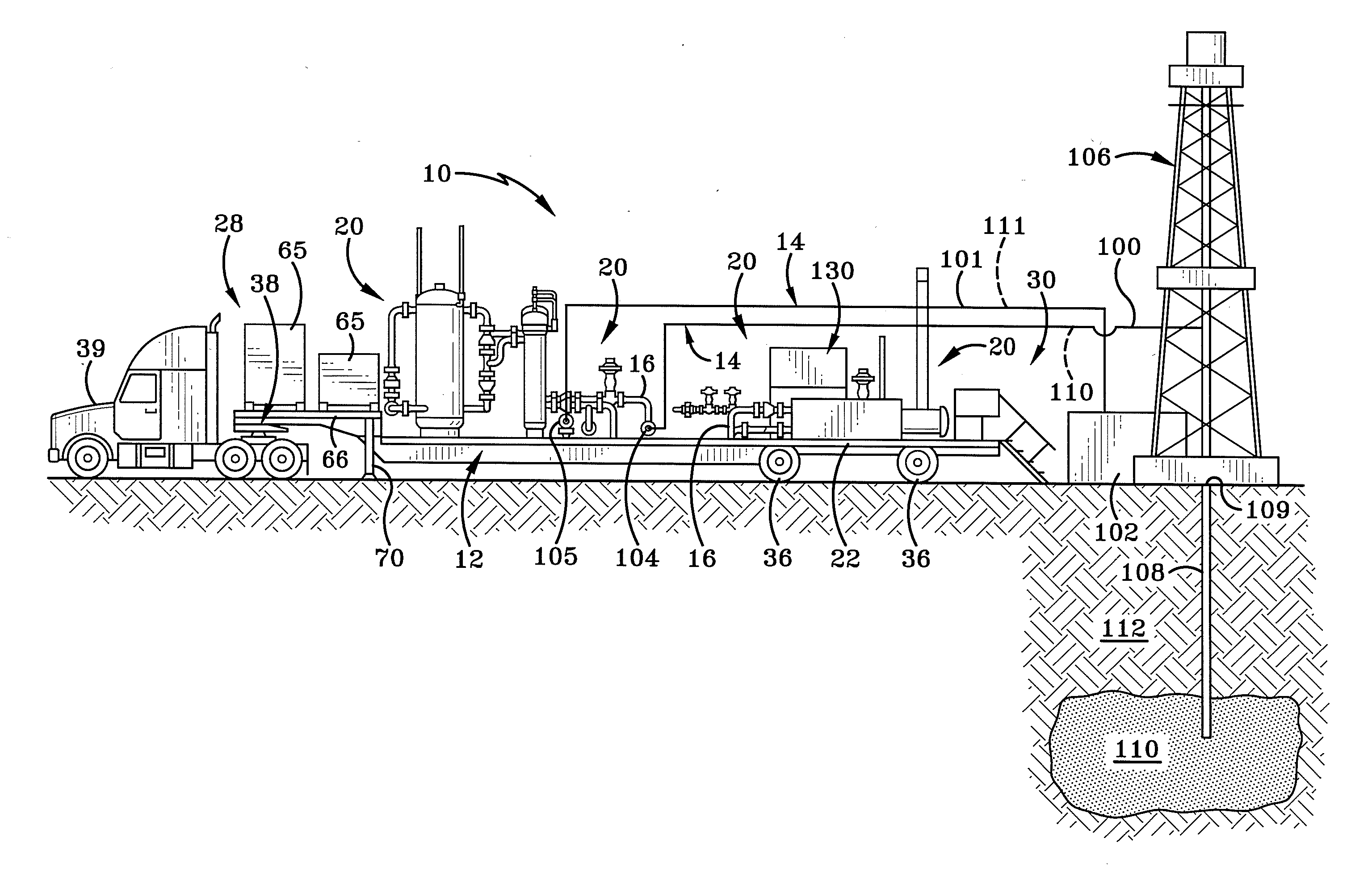 Gas processing system and method for blending wet well head natural gas with compressed natural gas