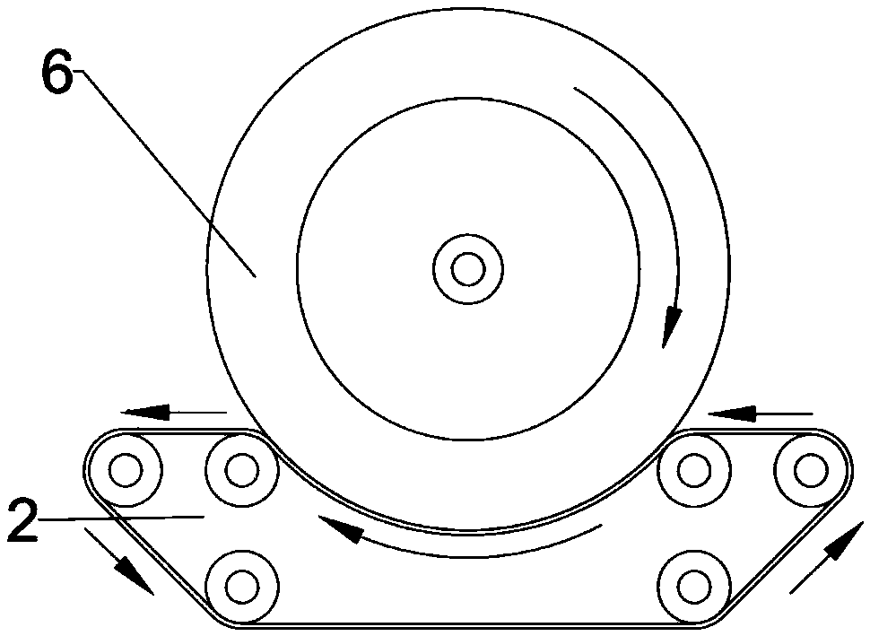 An additional track system with a wheel forward/reverse converter and a wheeled vehicle