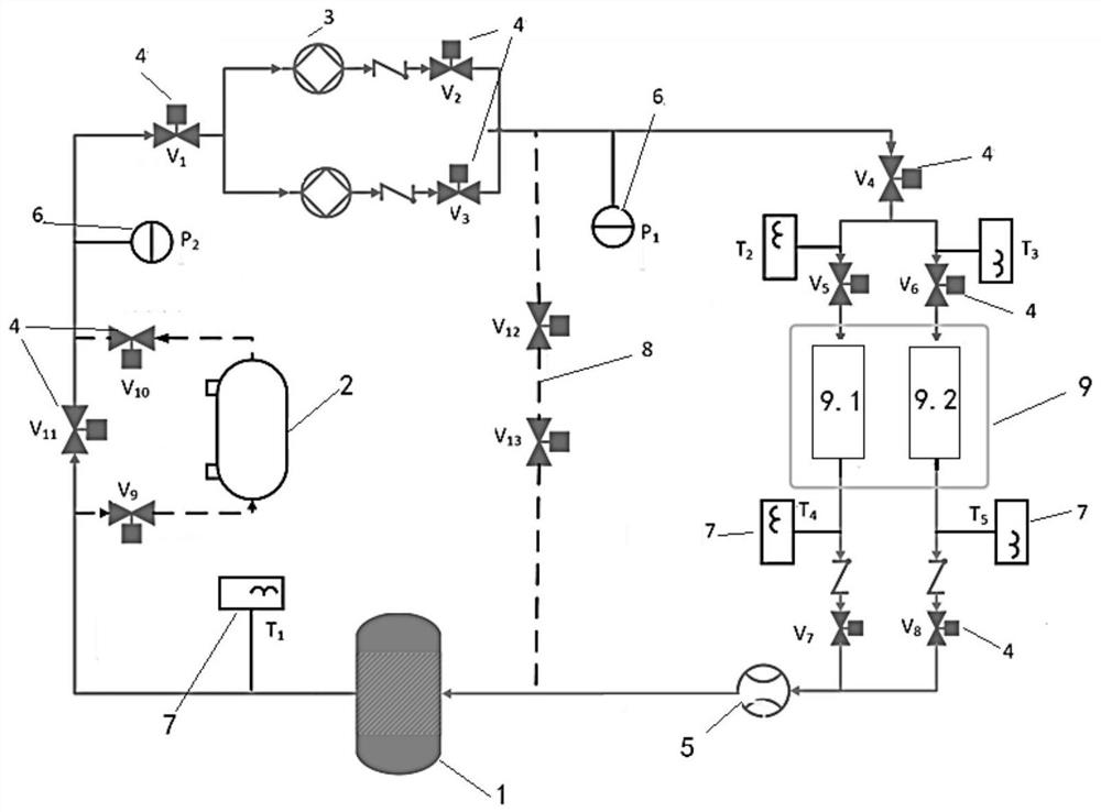 Superheated water circulation loop for tokamak vacuum baking