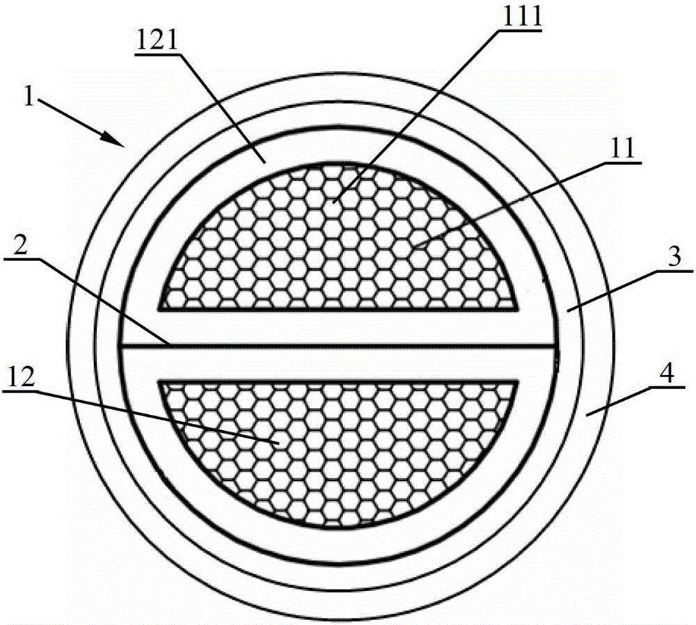 Efficient cabling device for flexible communication cables