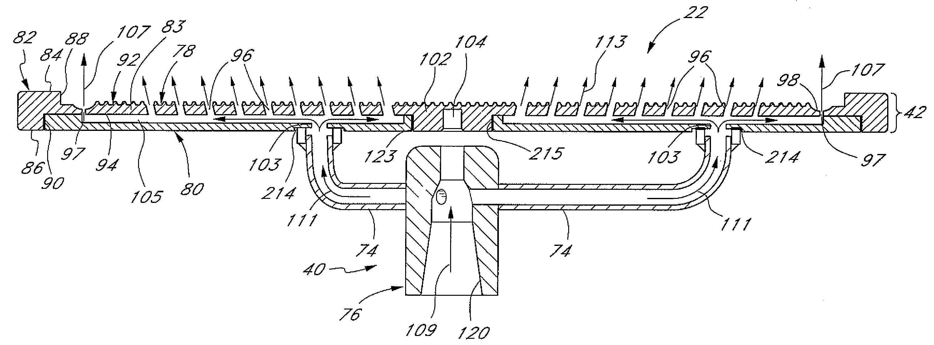 Method of supporting a substrate in a gas cushion susceptor system
