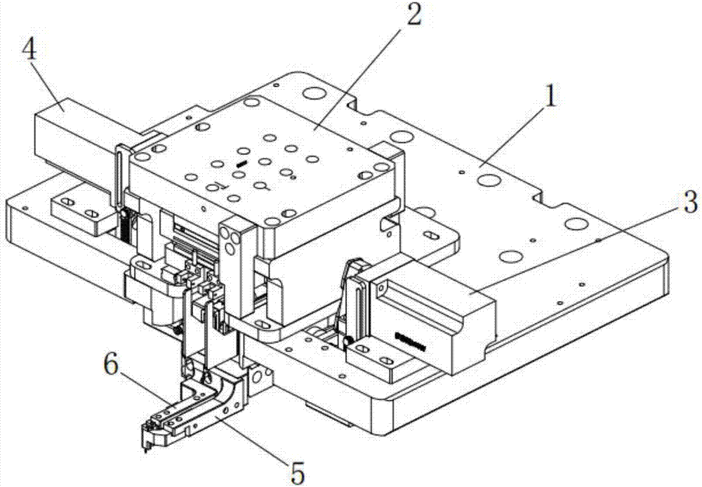 Double-adhesive-dispensing structure of LED die bonder