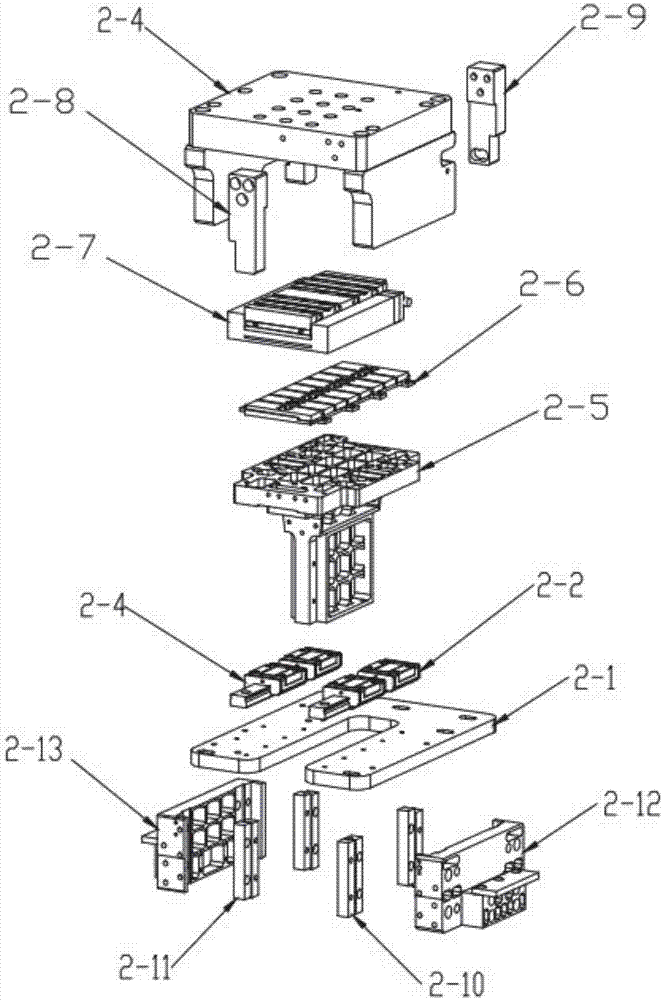 Double-adhesive-dispensing structure of LED die bonder