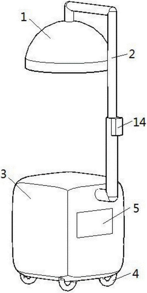 Novel smokeless moxibustion device