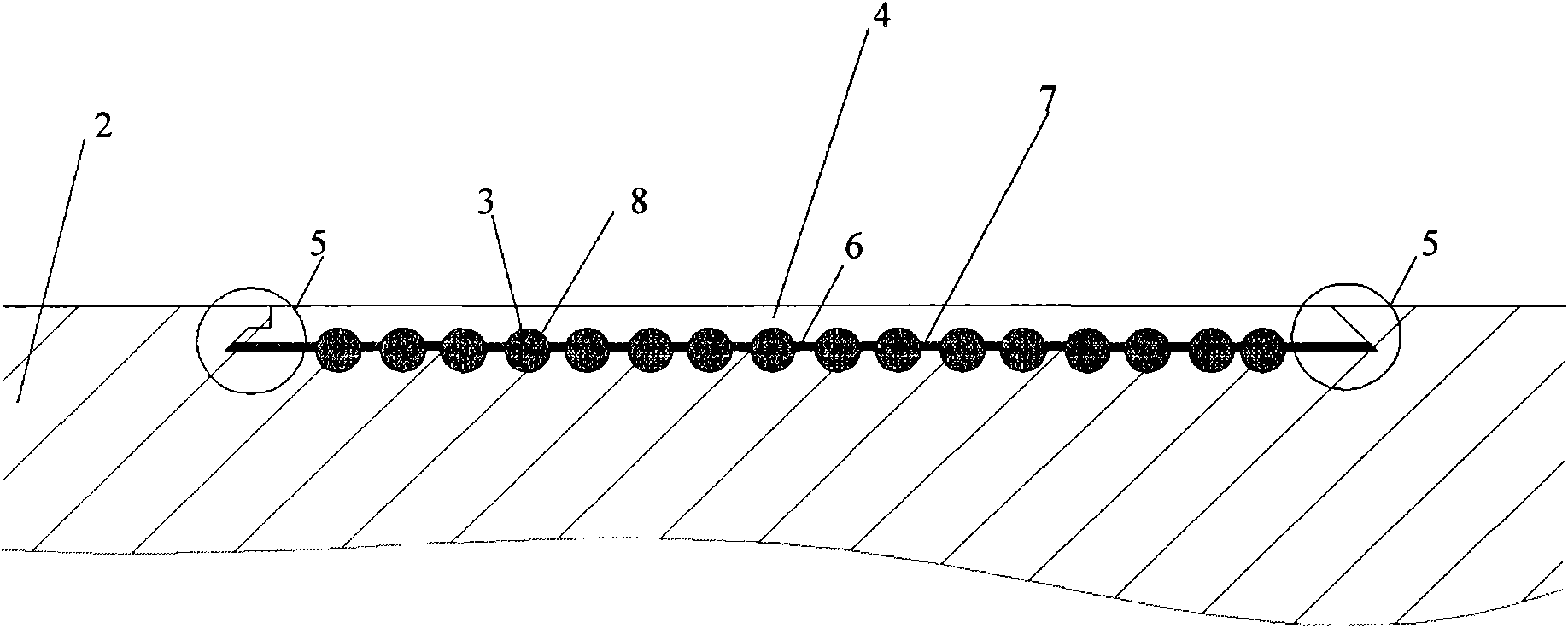 Method for spraying warning mark on surface of airplane heating part or equipment component