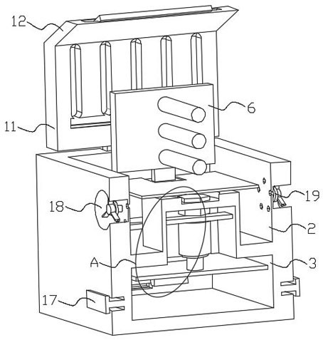 A Textile Rack Base Based on Heat Dissipation Function