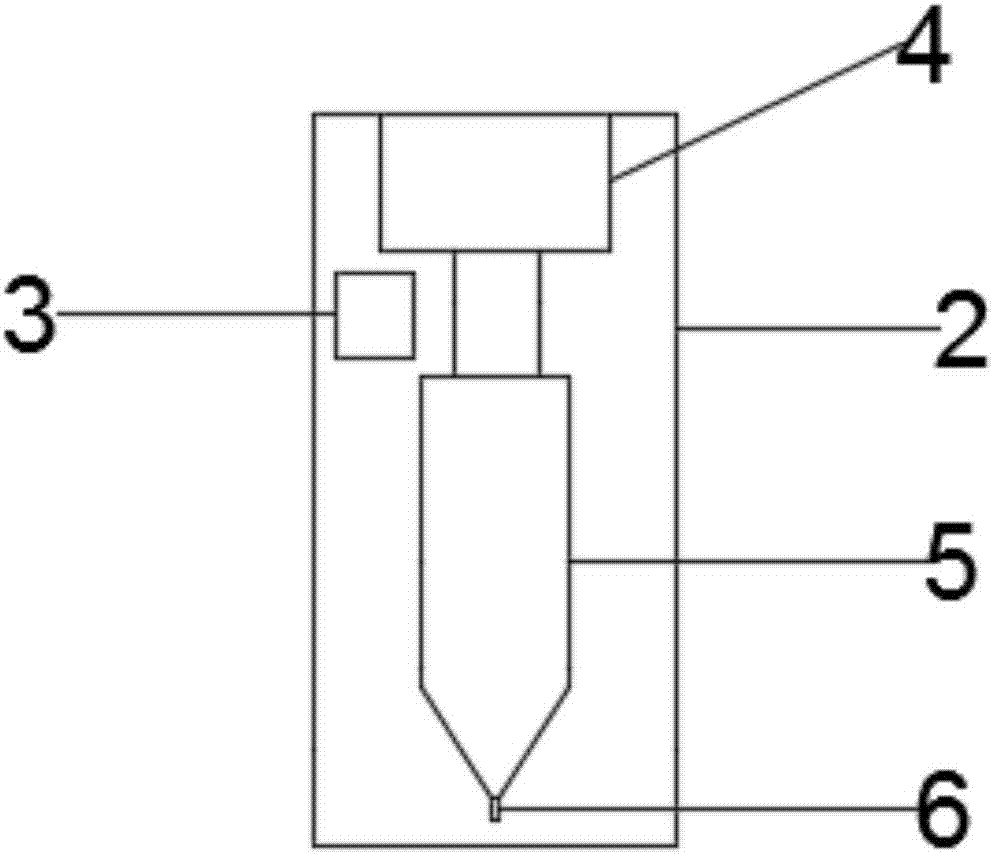 Case oil injection device for oiling of stepping motor