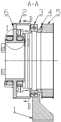 Electric chuck of gear guide rod mechanism