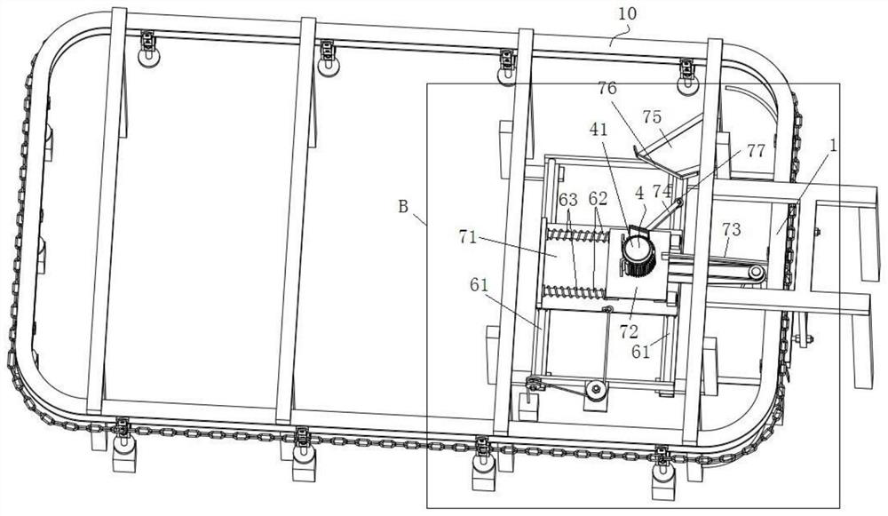 A gate automatic cutting device