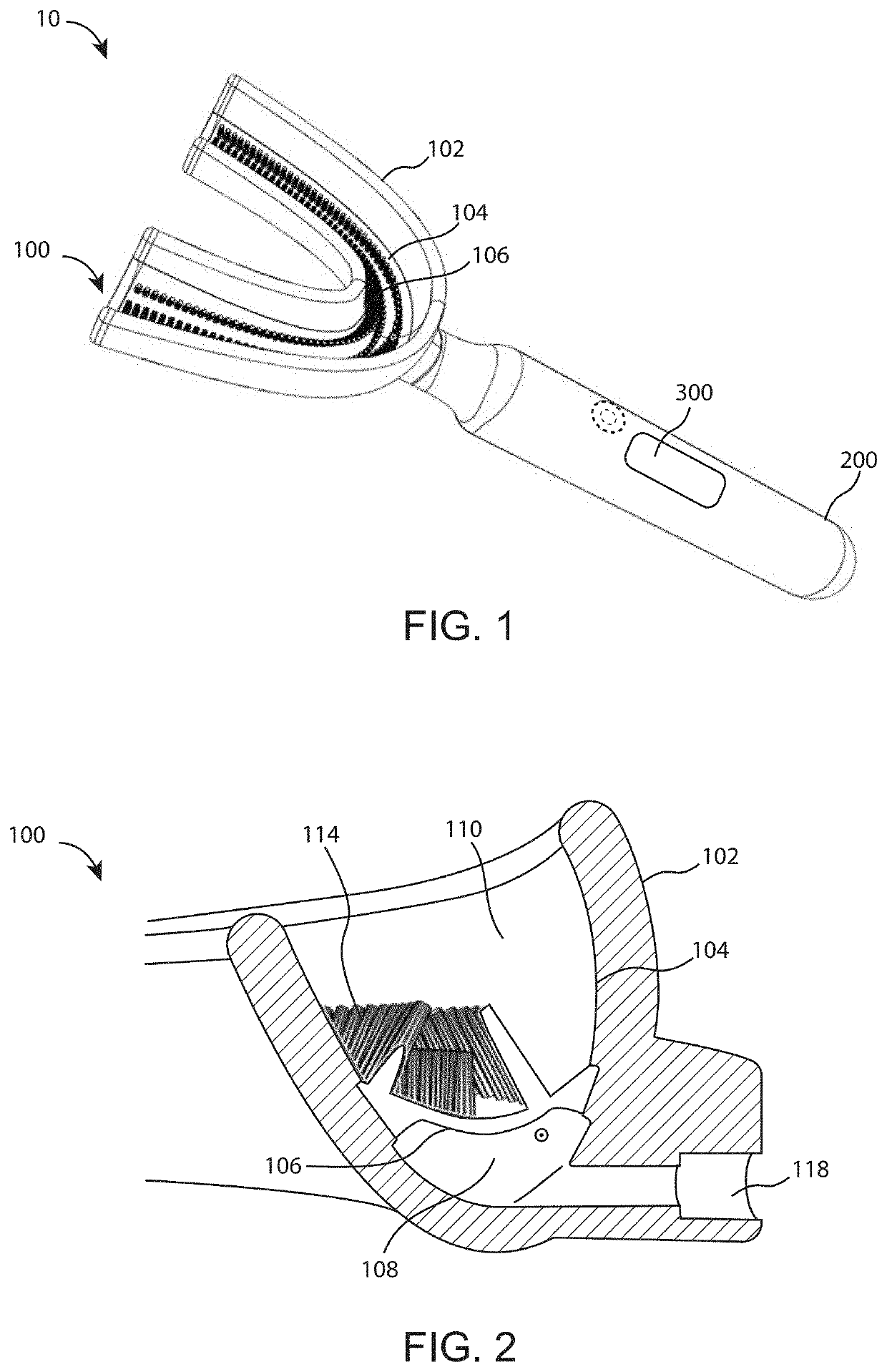 Portable oral care appliance and a method of utilizing the same