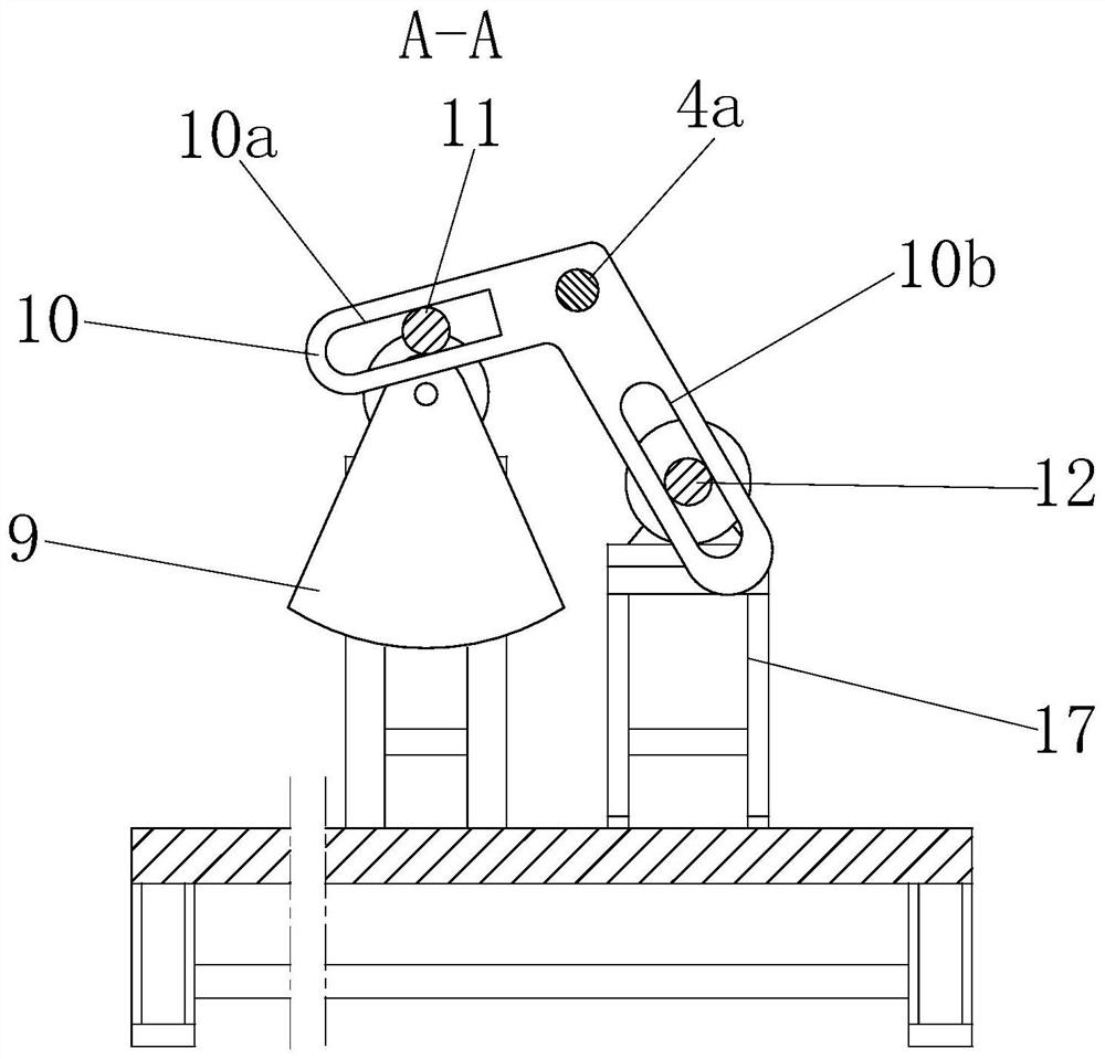 An automatic splitting device for round cake parts