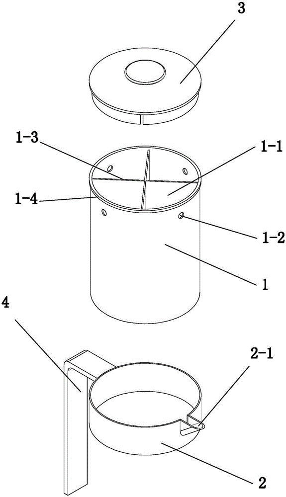 Liquid dispensing pot