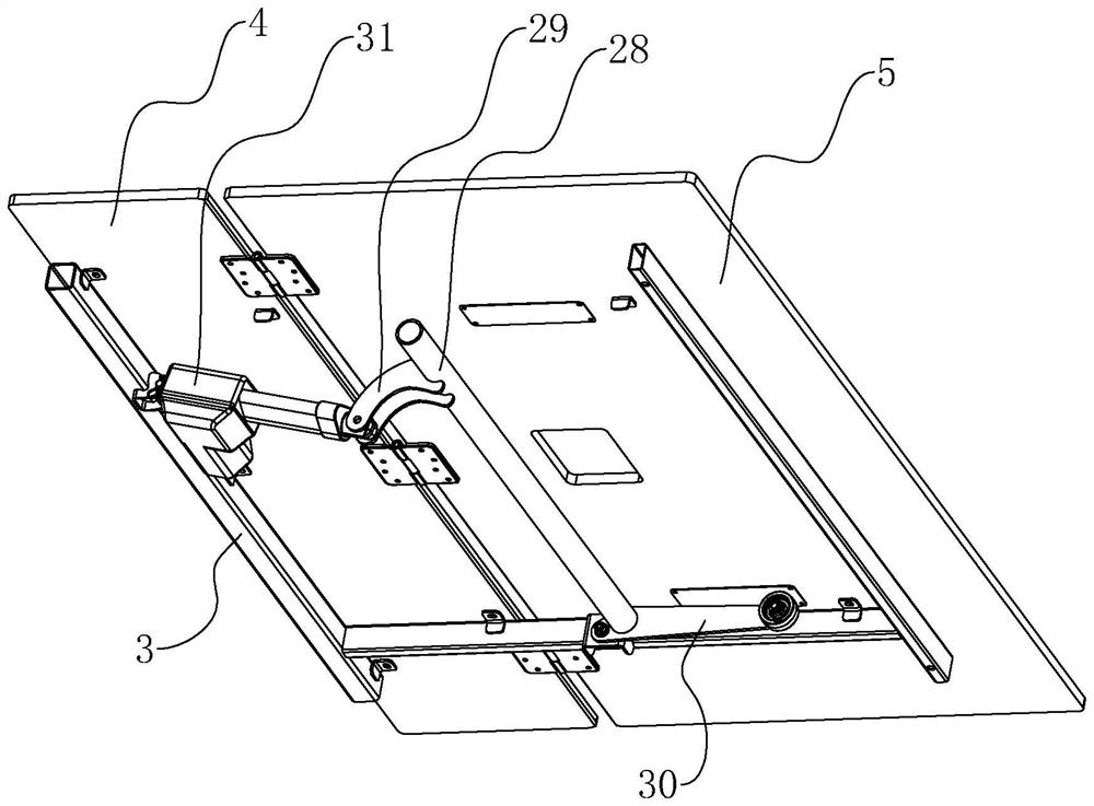 Driving assembly for folding bed and folding bed using same