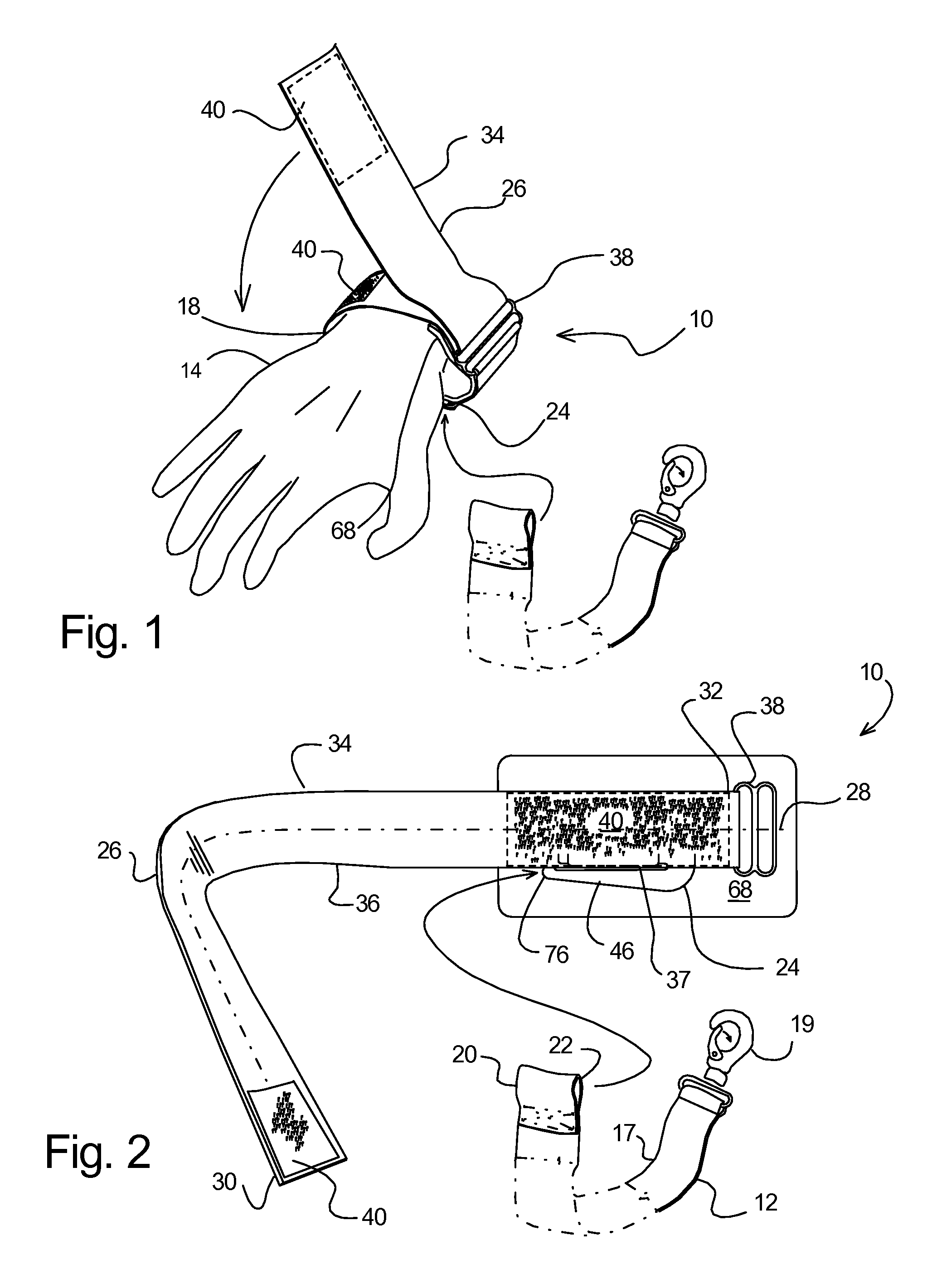 Weight lifting strap with equipment engagement system