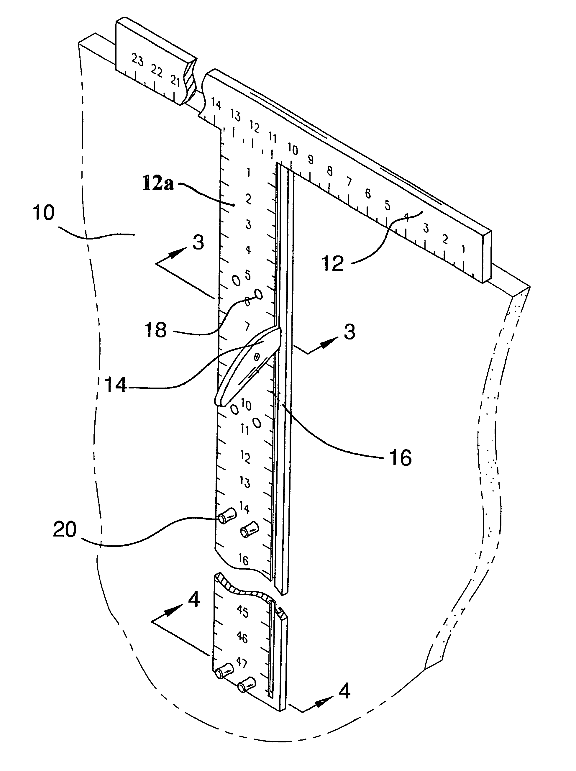 Stabilized T-square